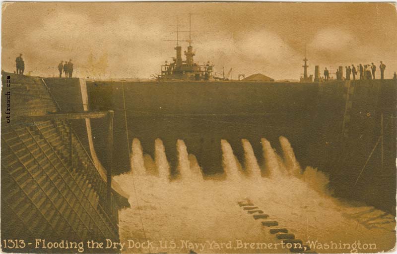 Copy of Image 14- Flooding Dry Dock at Puget Sound Navy Yard