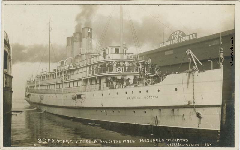 Image 163 - S.S. Princess Victoria One of the Finest Passenger Steamers