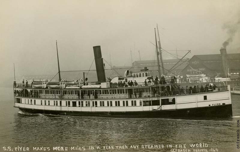 Image 164 - S.S. Flyer Makes More Miles in a Year Then Any Steamer in the World