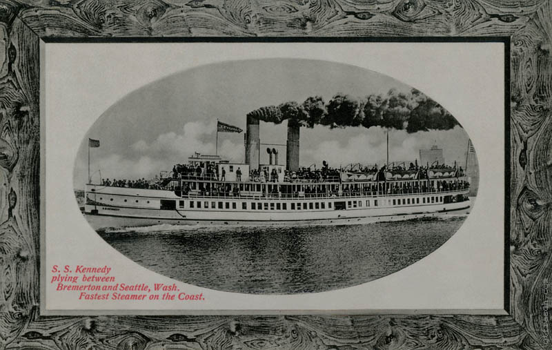 Copy of Image 188 - S.S. Kennedy on run from Seattle to Bremerton, fastest steamer on the coast
