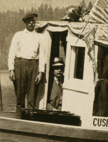 Inset of Image 283 - Launch Cushman, Lake Cushman - Theodore Roosevelt