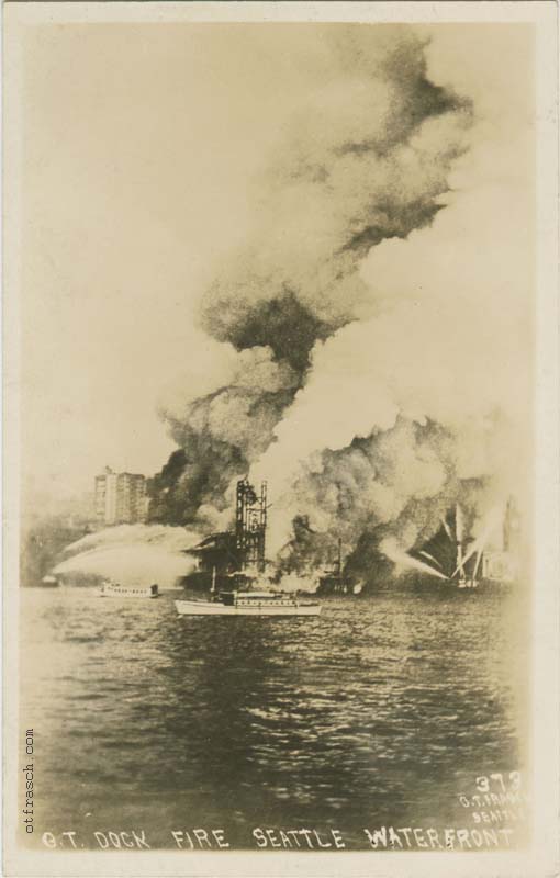Image 373 - G.T. Dock Fire Seattle Washington