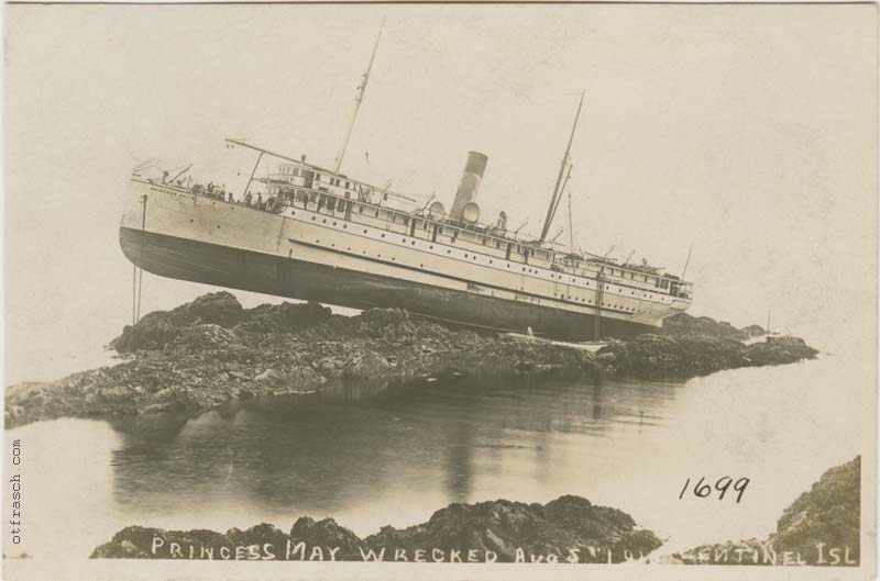 Copy of Image 790 - Princess May Wrecked Aug 5 1910 Sentinel Isl