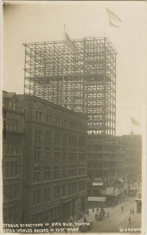 Unnumbered Image - Steele Structure of Hoge Bldg. Seattle Broke Worlds Record of Fast Work